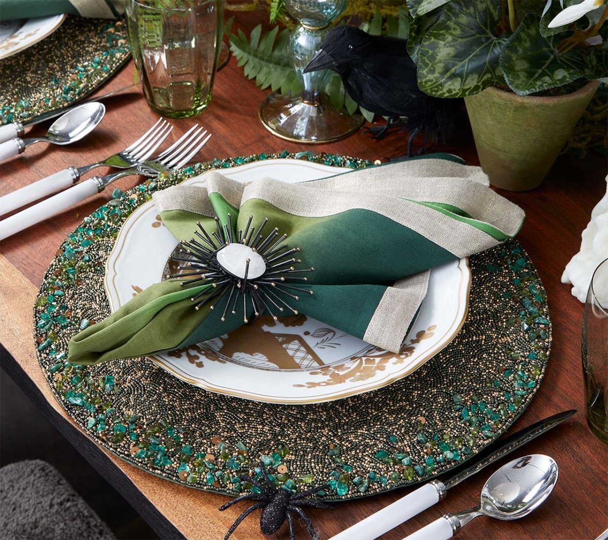 Elegant Flare Napkin Rings Set of 4 - Premium Tableware for Wedding, Dinner Party & Holiday Decor - Perfect for Formal Dining and Special Occasions