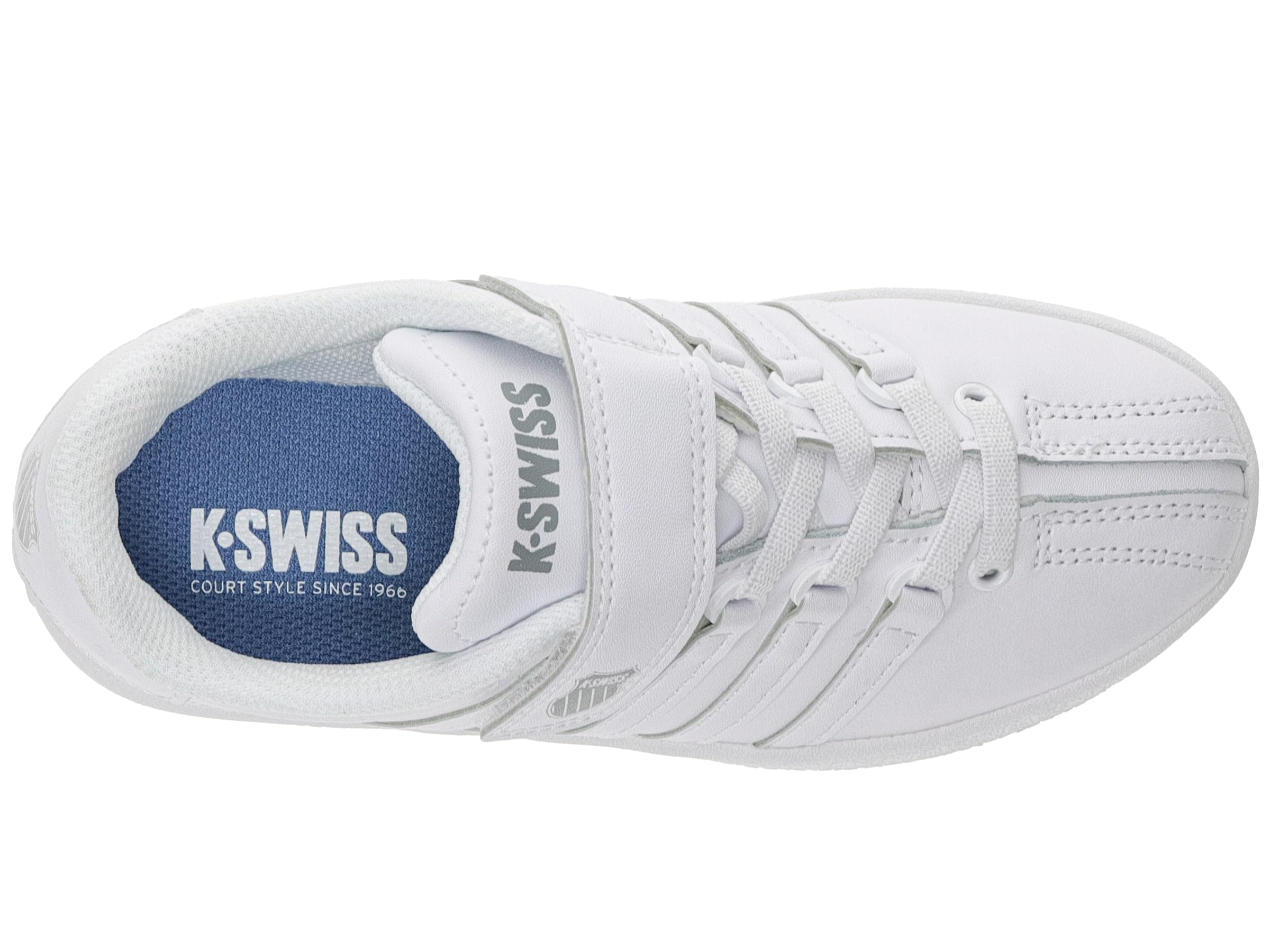 K-Swiss Classic VN Velcro Sneakers for Kids - Comfortable & Durable Toddler Shoes for Boys & Girls - Perfect for School, Play & Everyday Wear