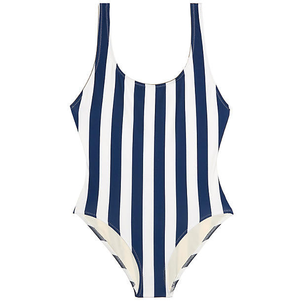 Navy/Cream Stripe