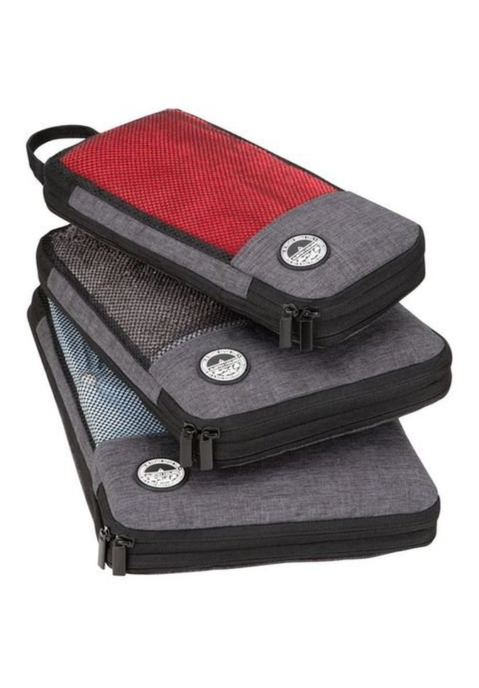 Austin House 3-Piece Compressible Packing Cubes Set - Lightweight Travel Organizers for Suitcases, Backpacks & Carry-Ons - Perfect for Business Trips, Vacations & Weekend Getaways