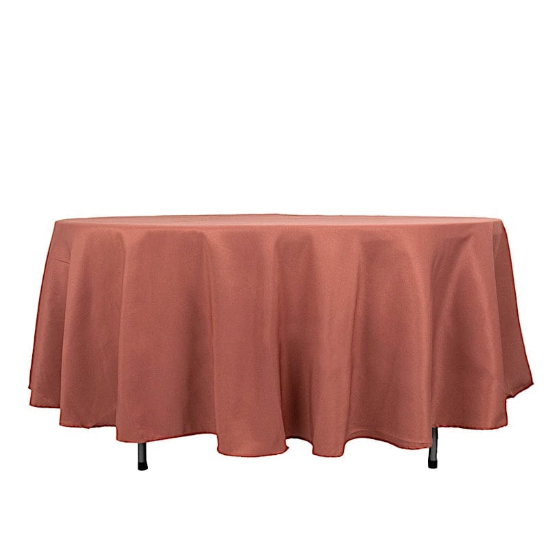 Premium 108-Inch Round Polyester Tablecloth for Weddings, Parties & Events - Elegant & Durable Table Linens for Banquets, Celebrations & Home Decor