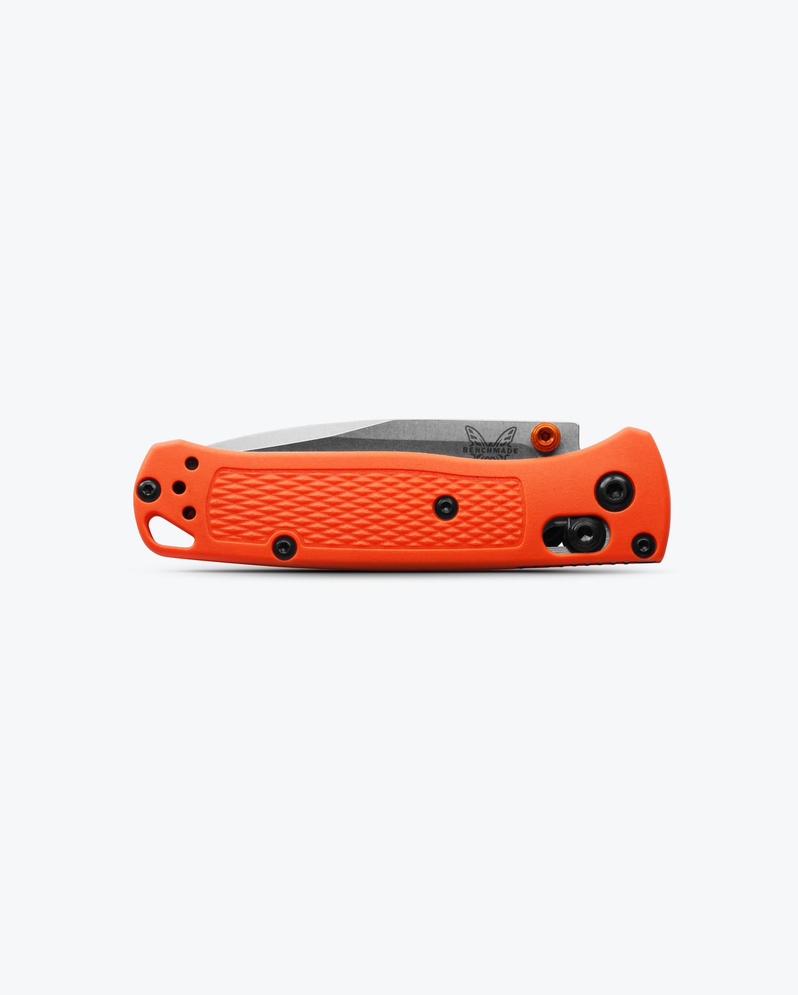 Benchmade Mini Bugout Folding Knife - Orange Grivory Handle | Compact EDC Pocket Knife for Camping, Hiking & Everyday Carry