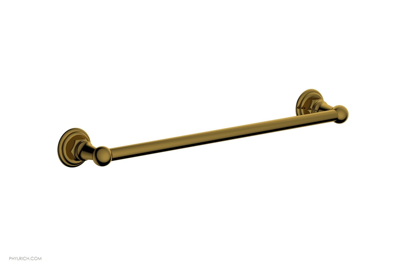 HEX TRADITIONAL 18-Inch Chrome Towel Bar - Heavy Duty Bathroom Towel Rack for Modern Homes, Hotels & Spas (500 Series 70mm) - Perfect for Bathrooms, Kitchens & Laundry Rooms