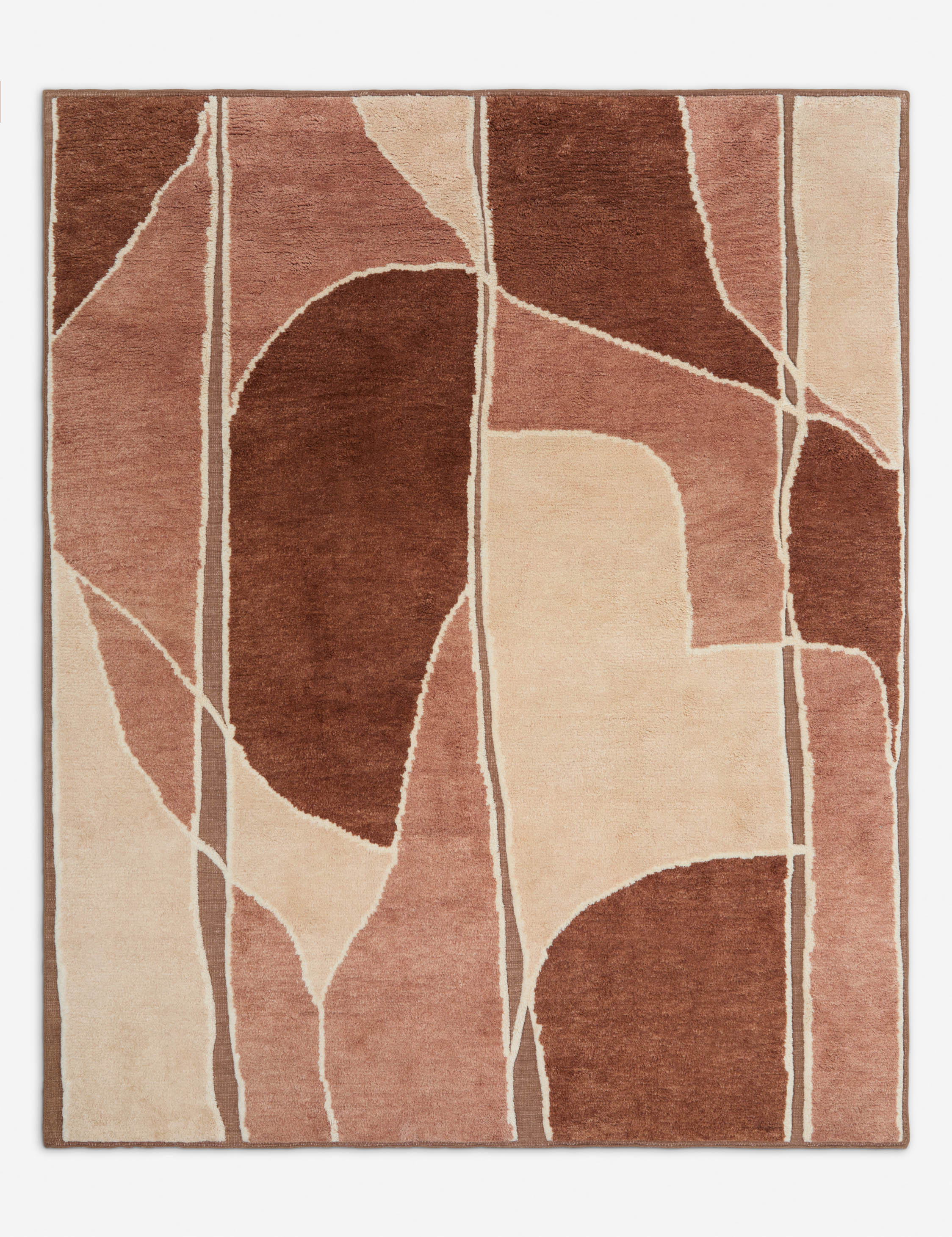 Handmade Amalfi Wool Area Rug by Aimee Song - Luxury Bohemian Home Decor for Living Room, Bedroom & Office