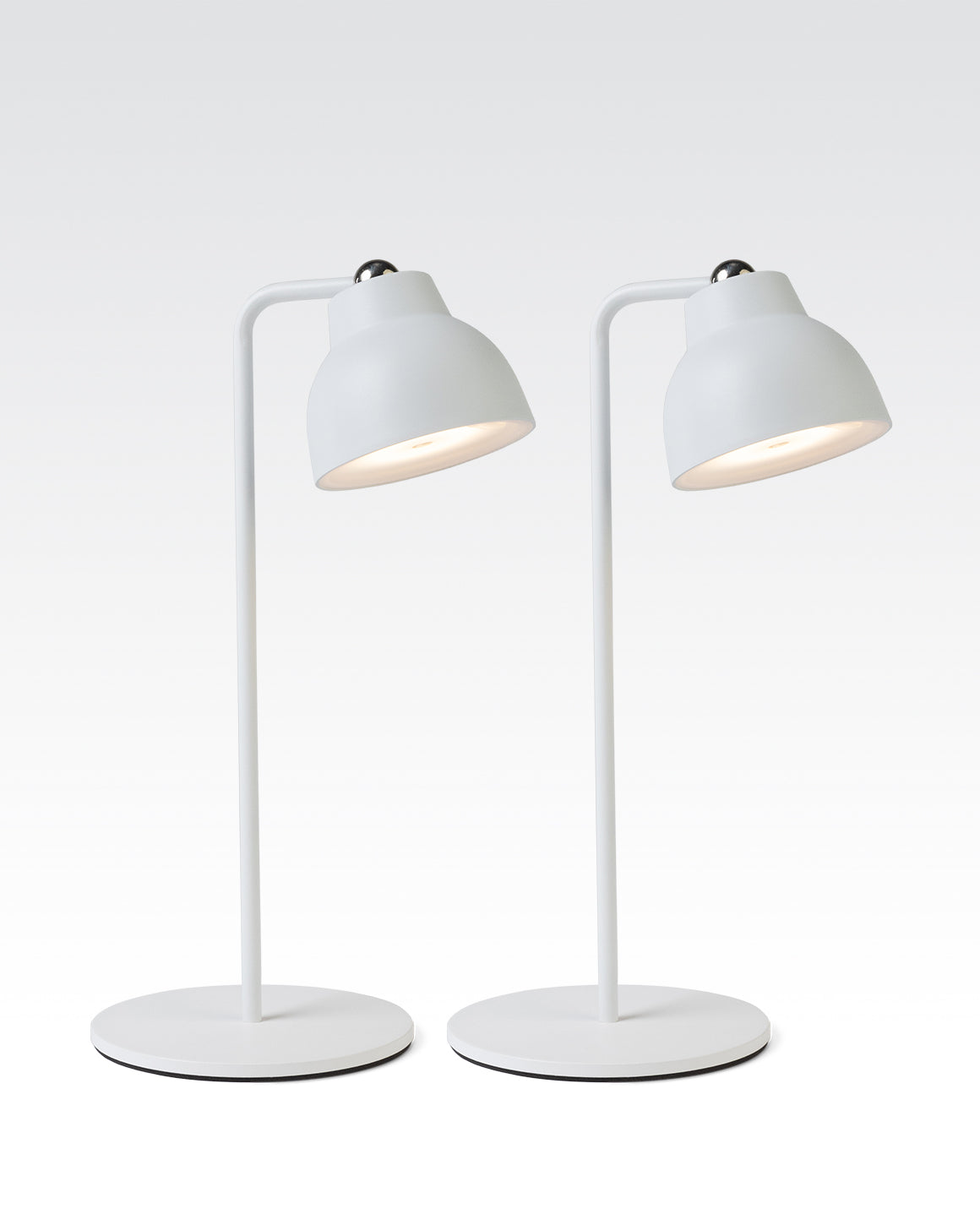 Lume Cube Magnetic LED Reading Lamp 2 Pack - Adjustable Brightness, Portable Book Light for Night Reading, Bedside, Office & Travel - White
