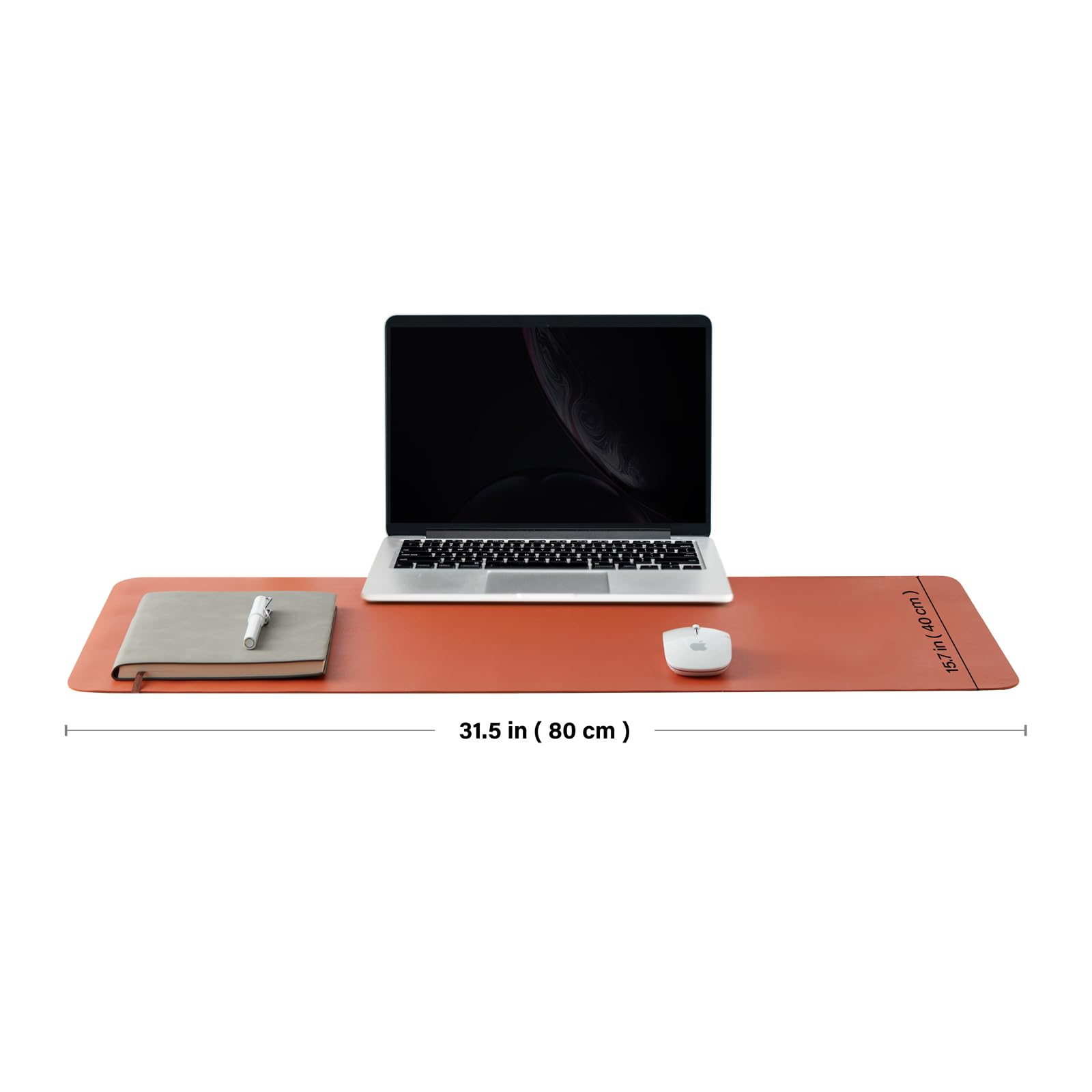 Premium PU Leather Desk Mat - Non-Slip Large Office Desk Pad (31.5