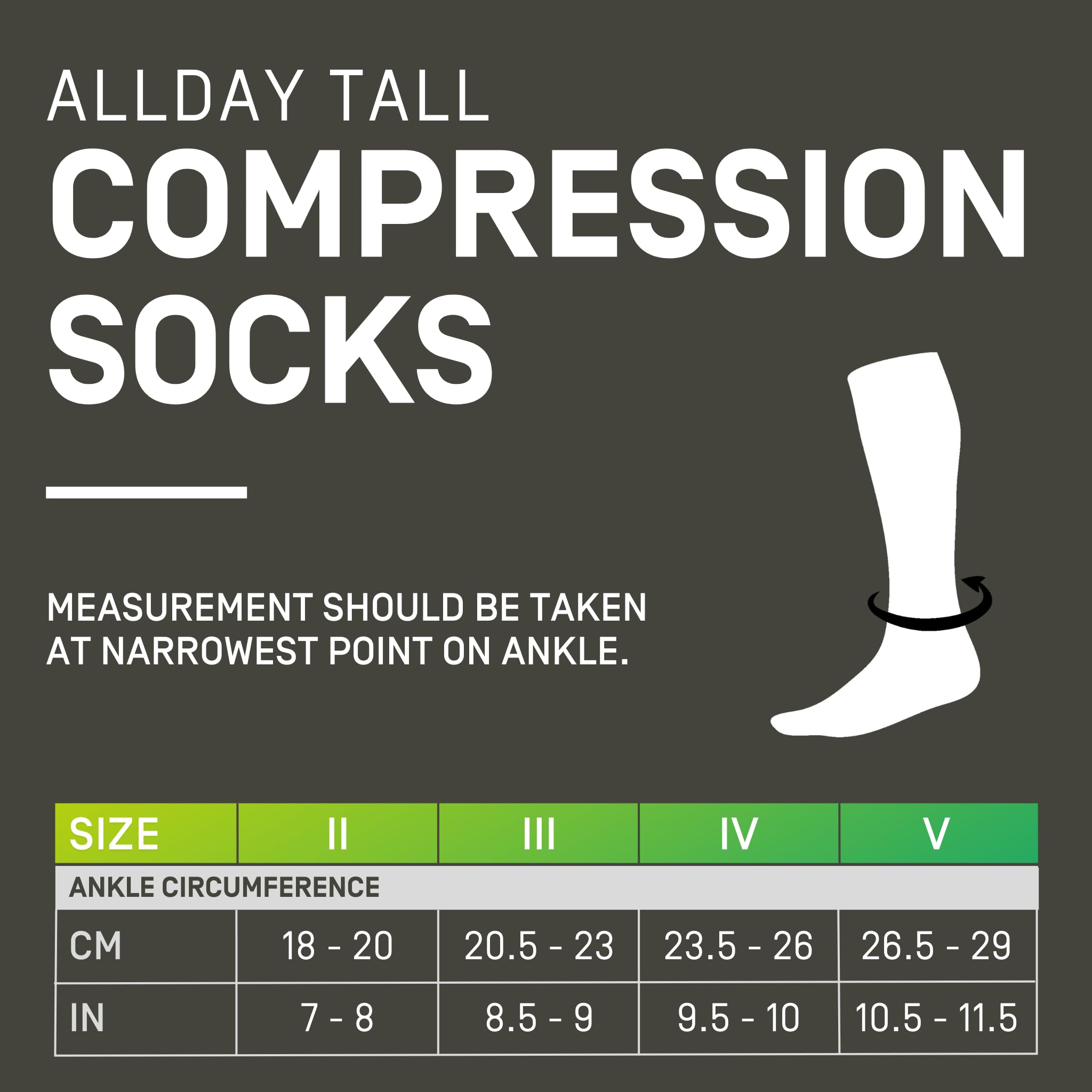 CEP Men’s Allday Knee High Compression Wool Socks for Business, Dress & Travel - Moisture-Wicking, Arch Support & Circulation Boost - Perfect for Office, Flights & Active Lifestyles