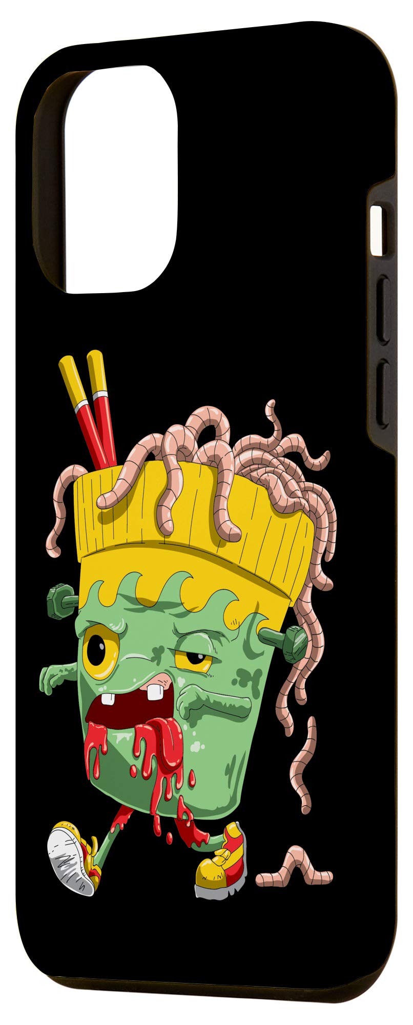 iPhone 12 Pro Max Zombie Ramen Noodles Halloween Case - Funny & Spooky Phone Cover for Costume Parties, Trick or Treat, Cosplay Events