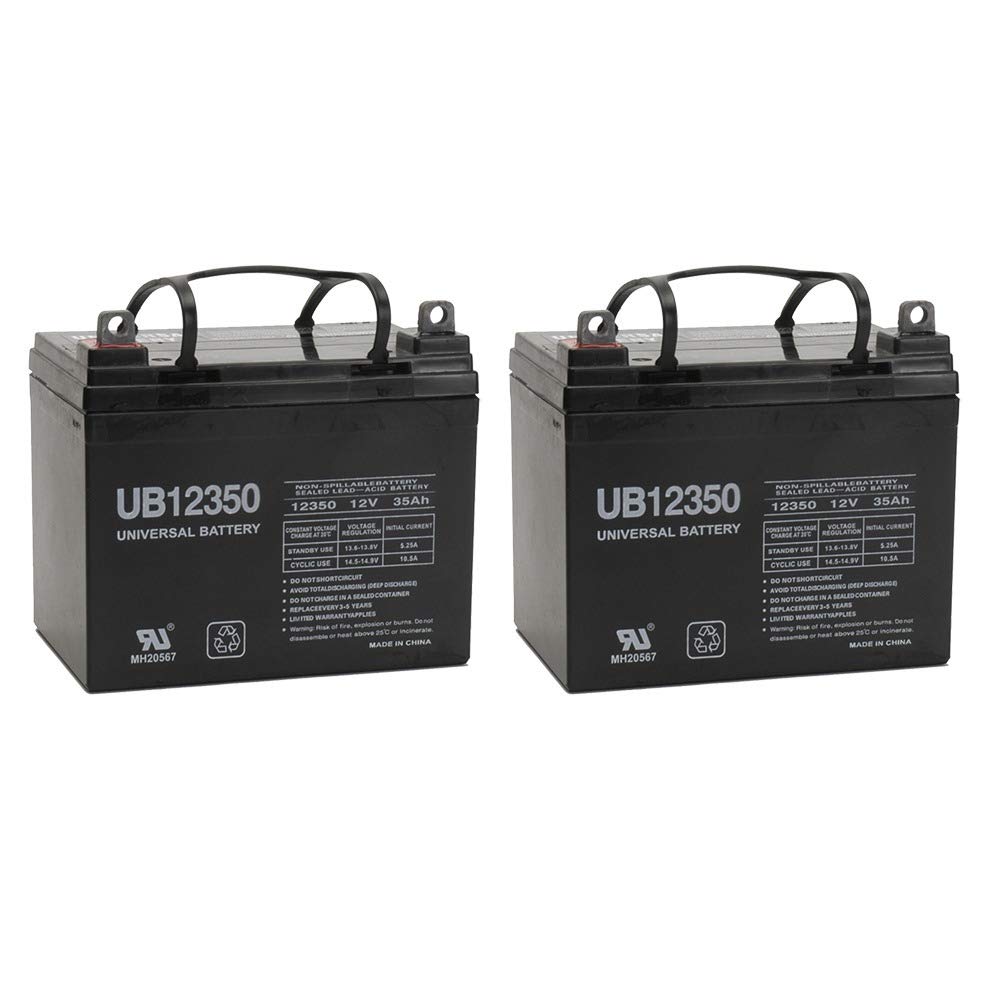 Universal Power Group 12V 35AH Rechargeable SLA Battery - 2 Pack for Wheelchairs, Scooters, Mobility Devices (Replaces 33AH Tempest TD33-12) - Perfect for Daily Commuting, Outdoor Activities & Emergency Power Backup