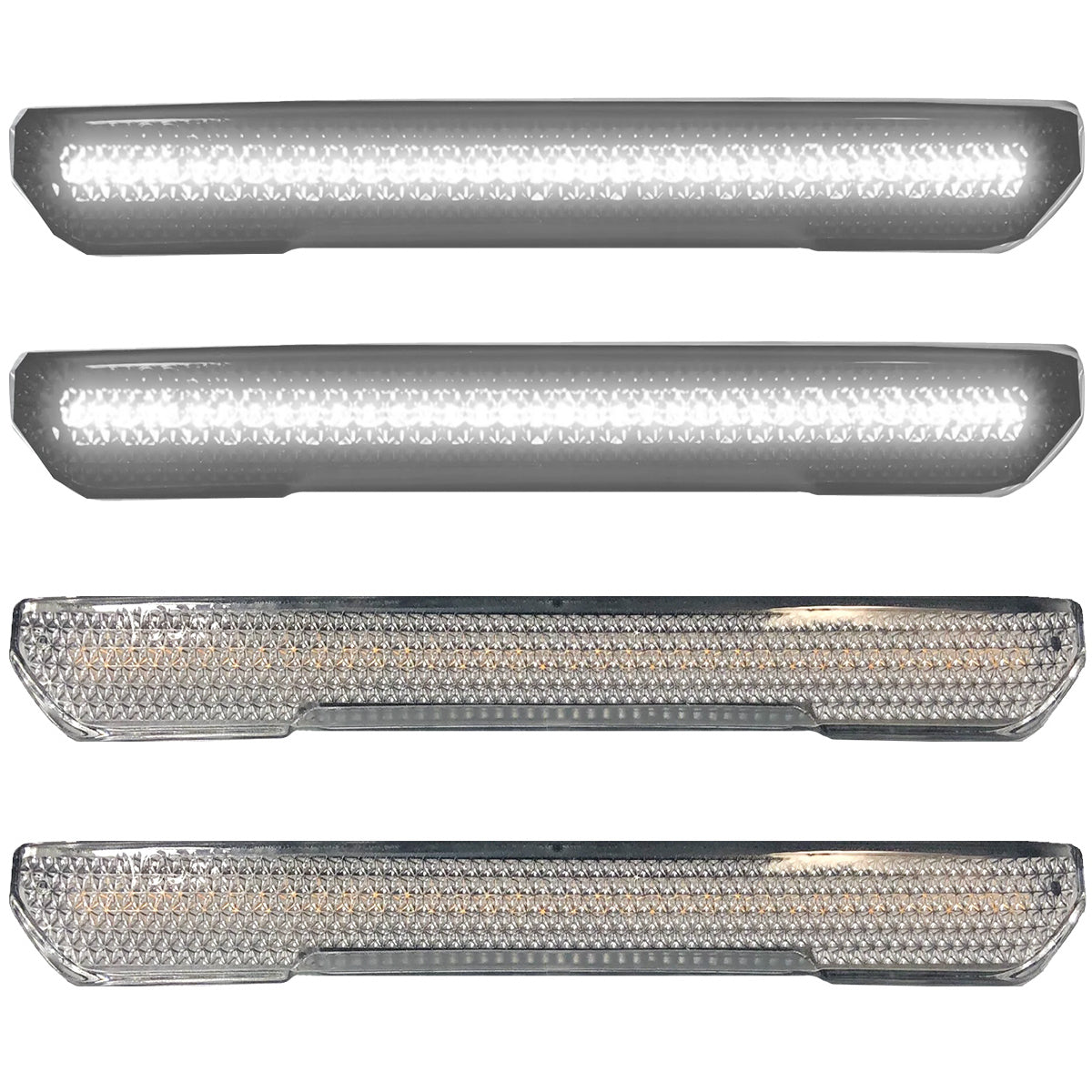 GMC Sierra HD 2500/3500 (4th Gen) Ultra Bright LED Fender Lenses - 4 Piece Set for Enhanced Visibility & Style | Multiple Options Available | Perfect for Off-Roading & Night Driving