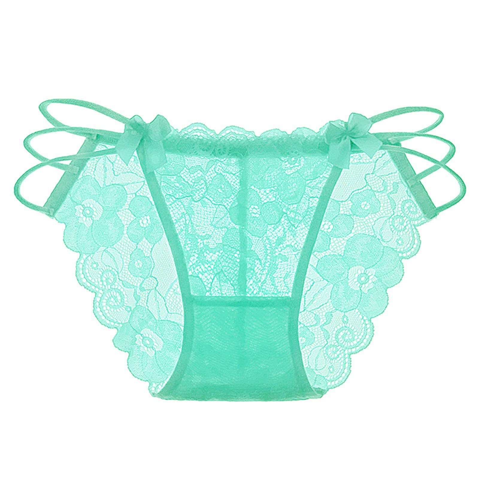 **Women's Cotton Bikini Underwear - Seamless, Breathable Lace Panties for Comfort & Style - Sexy Hollow Out Design with Lower Belly Support - Perfect for Daily Wear, Workouts & Waist Training**