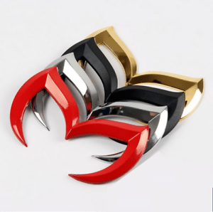 Mazda M Emblem Badge - Glossy Black / Matte Black / Chrome / Gold / Red - Compatible with Mazda3 - Perfect for Car Customization & Personalization