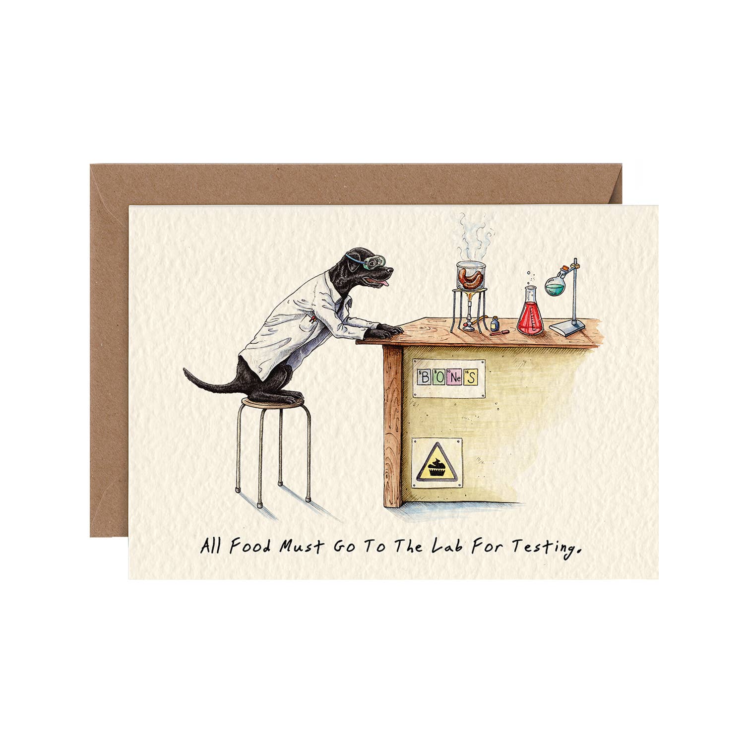 Food Testing Lab Card - Essential for Food Safety & Quality Control | Perfect for Restaurants, Catering & Home Kitchens
