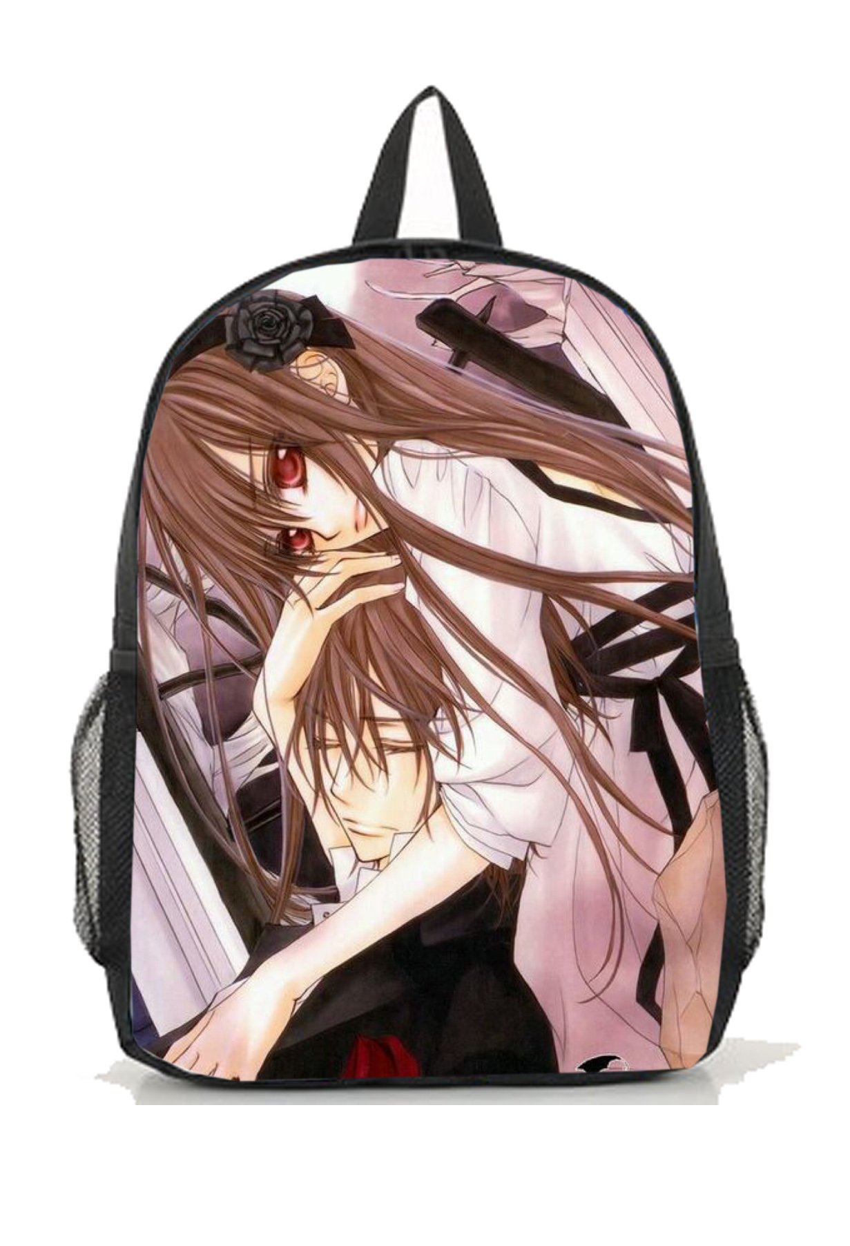 Anime Vampire Knight Logo Backpack - Cosplay Book Bag for School, Travel & Conventions | Stylish Gothic Manga Accessory