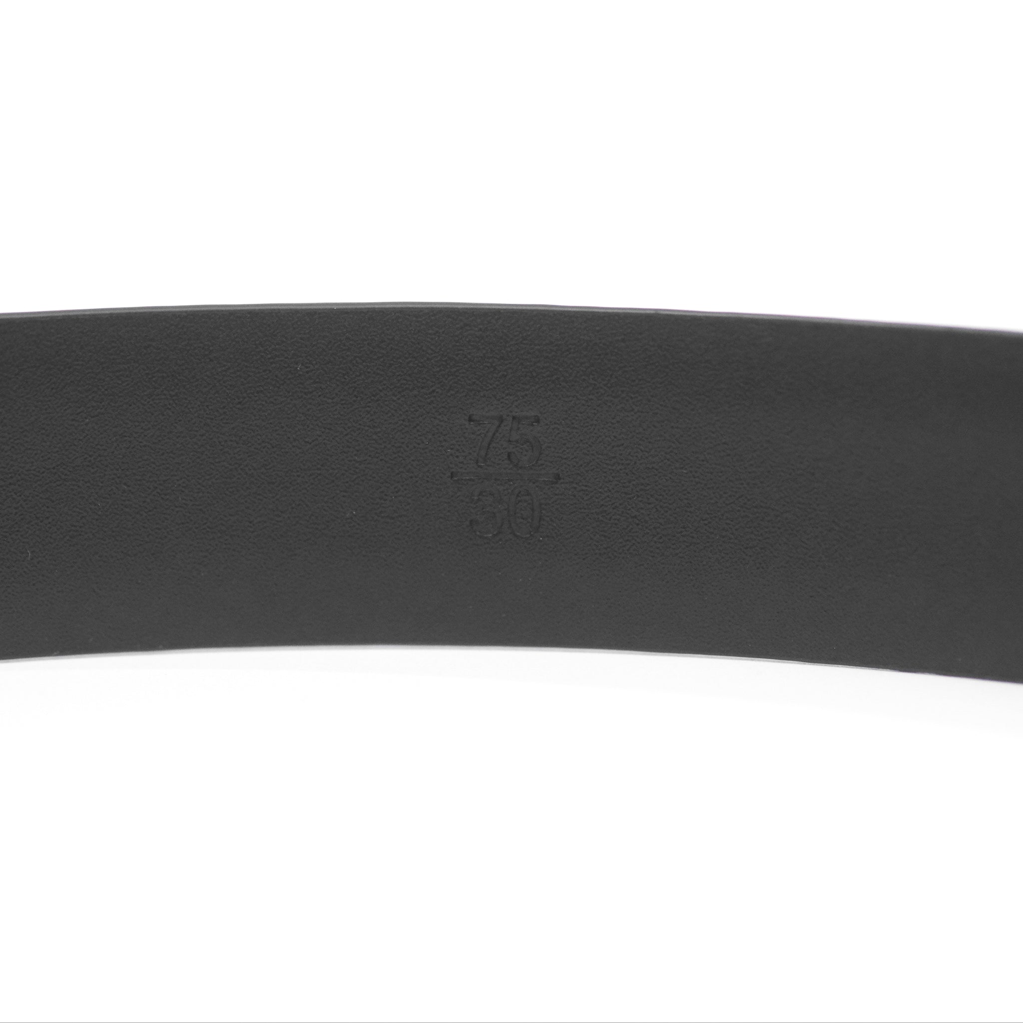 Chanel CC Logo Belt in Black Leather with Gold Hardware - Size 75 (24C Collection) | Luxury Fashion Accessory for Women's Outfits & Special Occasions