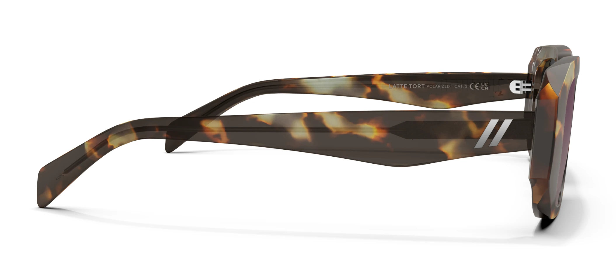 Onyx Latte Tortoise Shell Sunglasses - Trendy UV Protection Shades for Women & Men - Perfect for Beach, Driving & Outdoor Activities