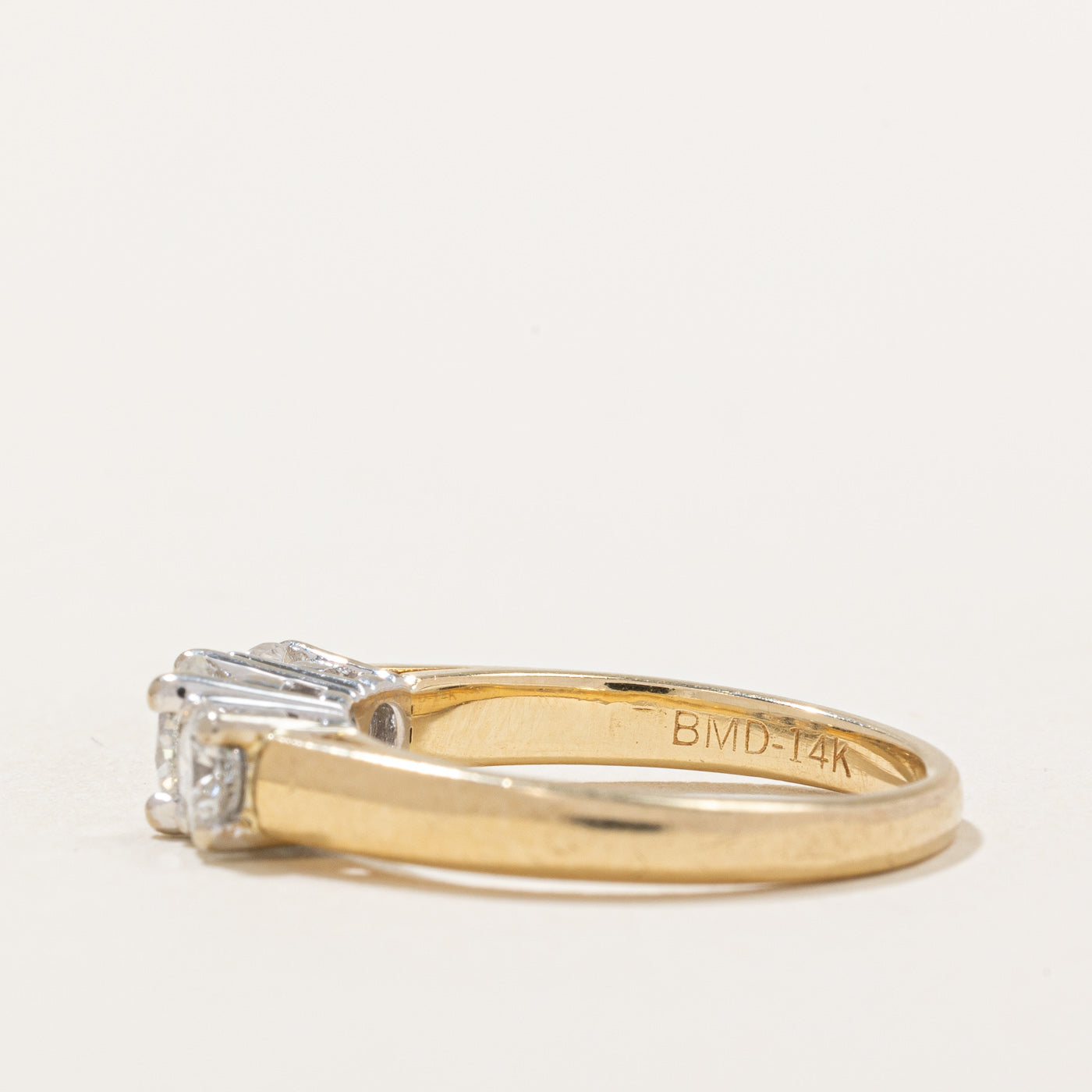 0.98ctw Three Stone Diamond Engagement Ring - Size 6 | Perfect for Wedding Proposals, Anniversaries & Special Occasions