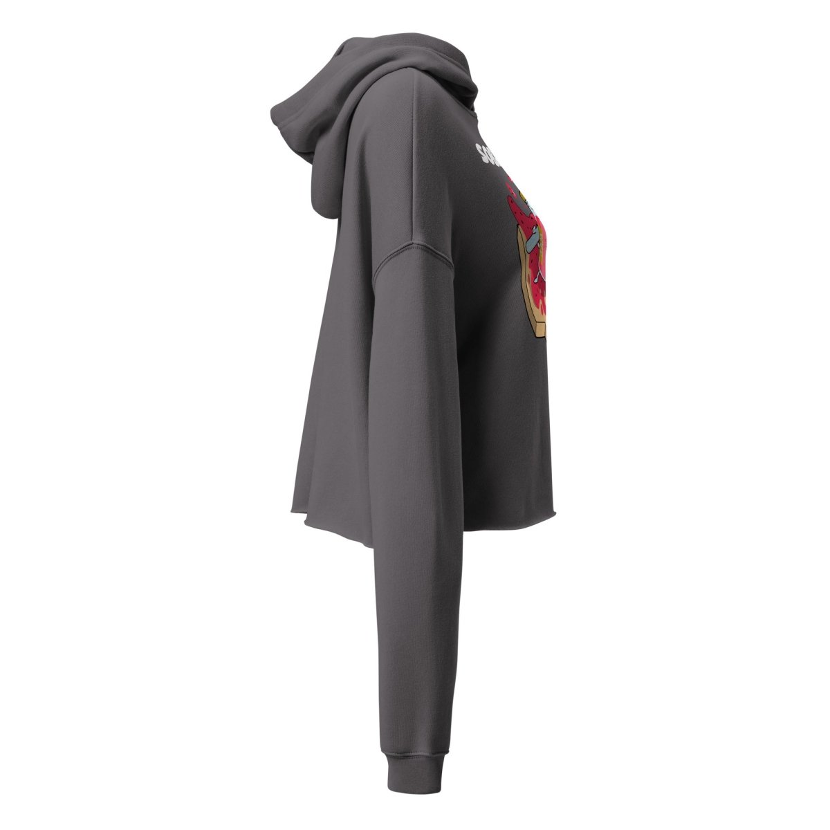 Jammin' to Sobriety Rhythm Crop Hoodie - Feel the Beat | Stylish Music-Inspired Pullover for Concerts & Recovery Support