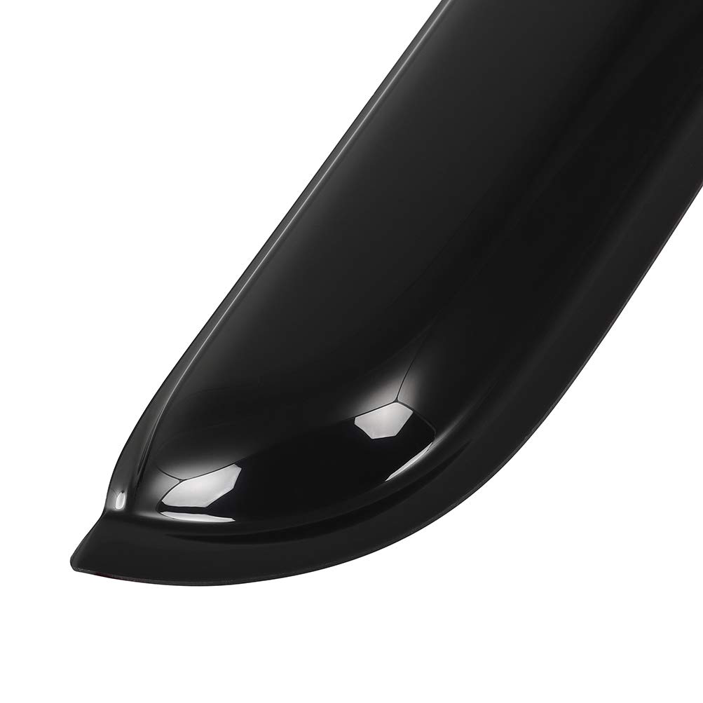 ECCPP Original Tape-on Window Deflectors for 2007-2017 Jeep Wrangler - 4 Piece Side Window Rain Guards - Reduce Noise & Protect Interior from Rain, Dust, and UV Rays - Perfect for Off-Roading and Daily Commuting