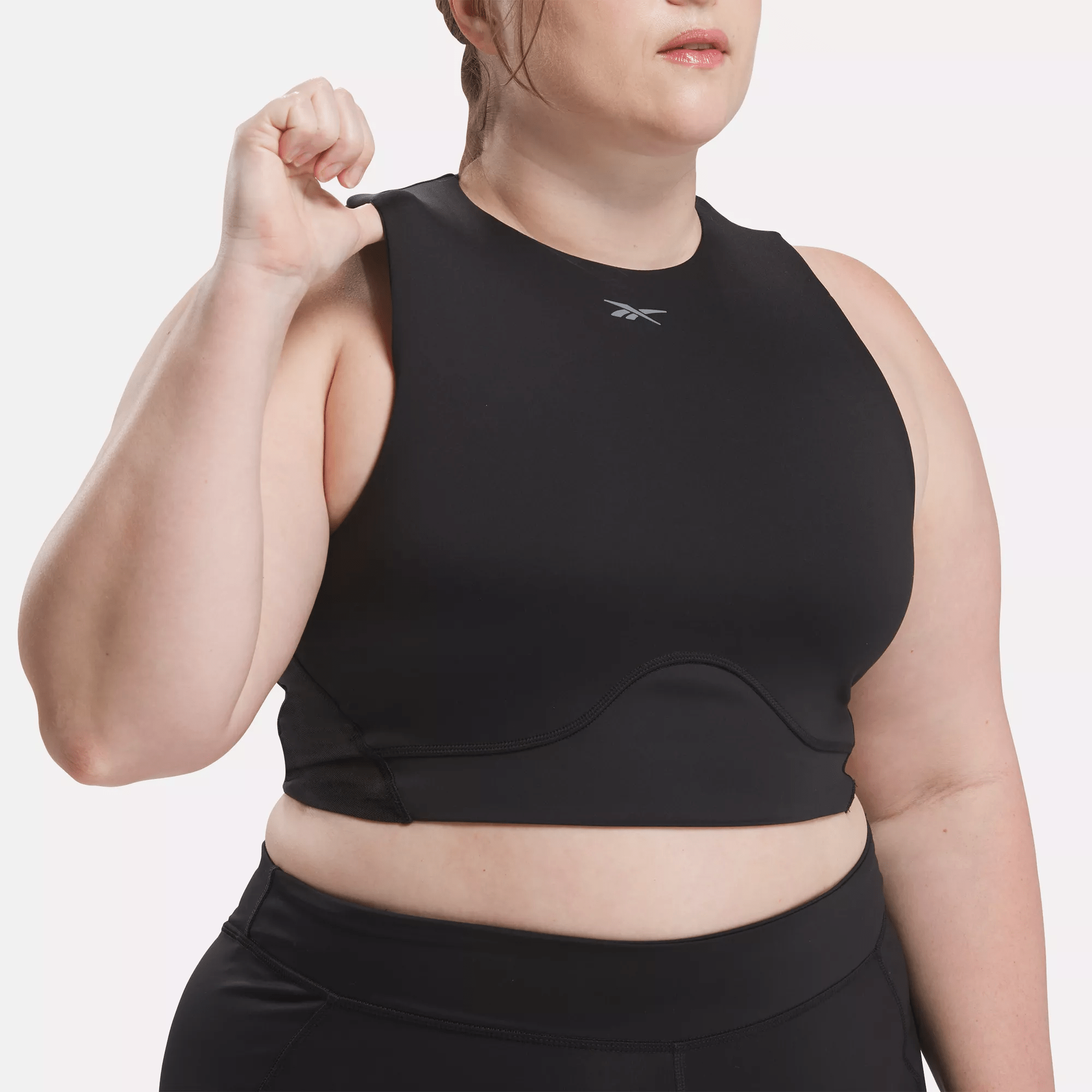 Women's Lux Contour Crop Top - Soft Stretchy Slim Fit Shirt for Women | Perfect for Yoga, Workouts & Casual Outfits