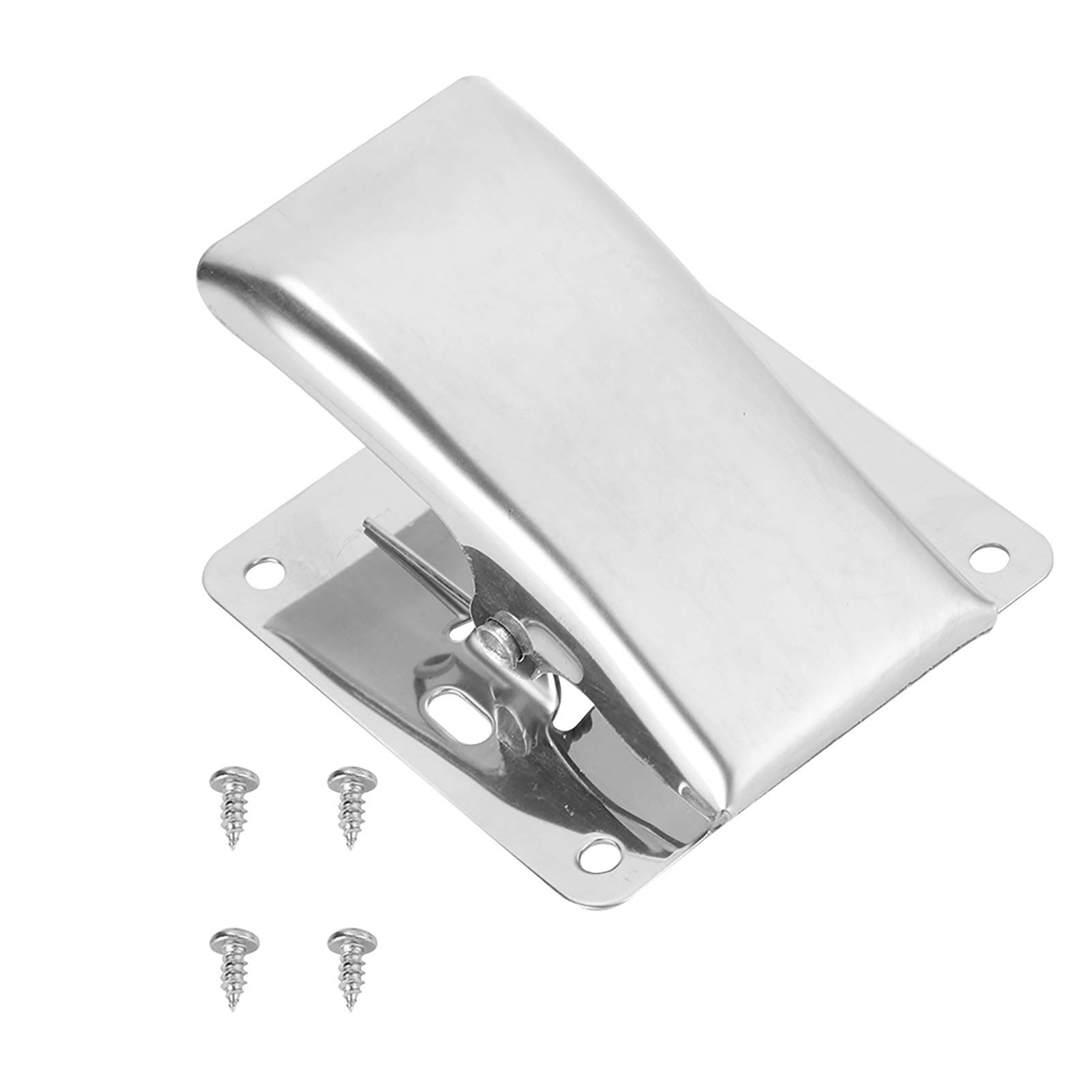 Keenso Rustproof Stainless Steel Fish Fillet Clamp with Mounting Screws - Heavy Duty Kitchen Tool for Fish Cleaning Board & Fillet Board - Perfect for Home Chefs, Anglers, and Outdoor Cooking