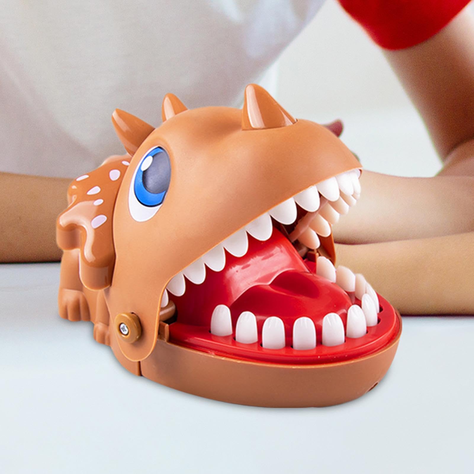 Dinosaur Dentist Game - Interactive Biting Finger Toys for Kids Ages 4+, Fun Dragon & Dinosaur Mouth Toy for Pretend Play, Educational Dentist Games for Preschoolers - Perfect for Birthday Gifts & Classroom Activities