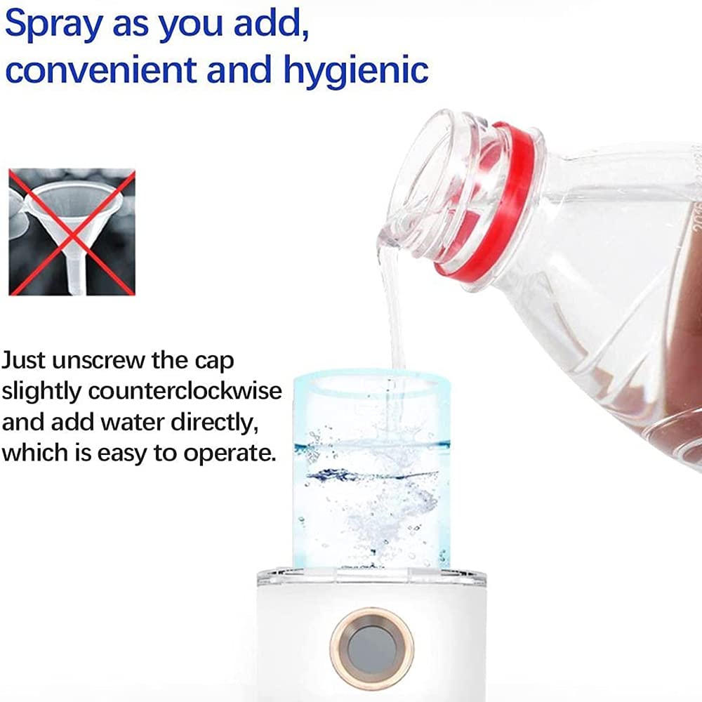 Hagsnec Portable Steamer - Mini USB Humidifier & Nano Sprayer for Home, Office, Travel | Fast Heating Steamer Machine for Clothes, Face & Plants