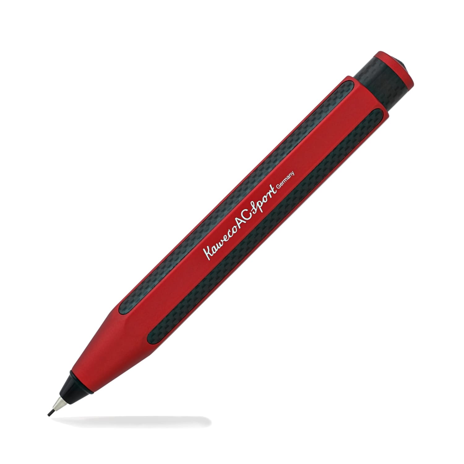 Kaweco AC Sport 0.7mm Mechanical Pencil - Carbon Red | Premium Drafting & Writing Tool for Artists, Engineers & Students