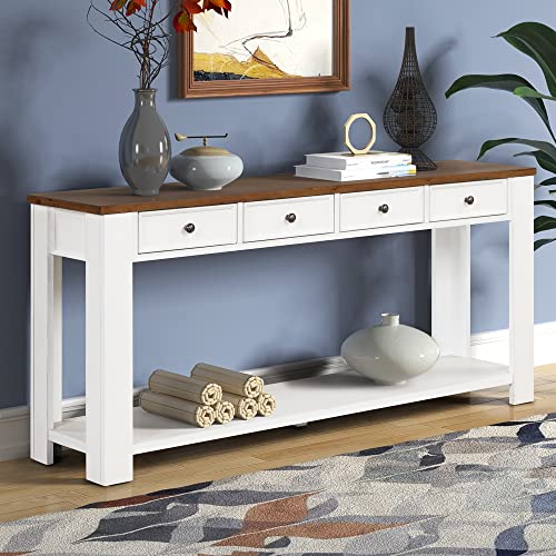 Antique White and Brown