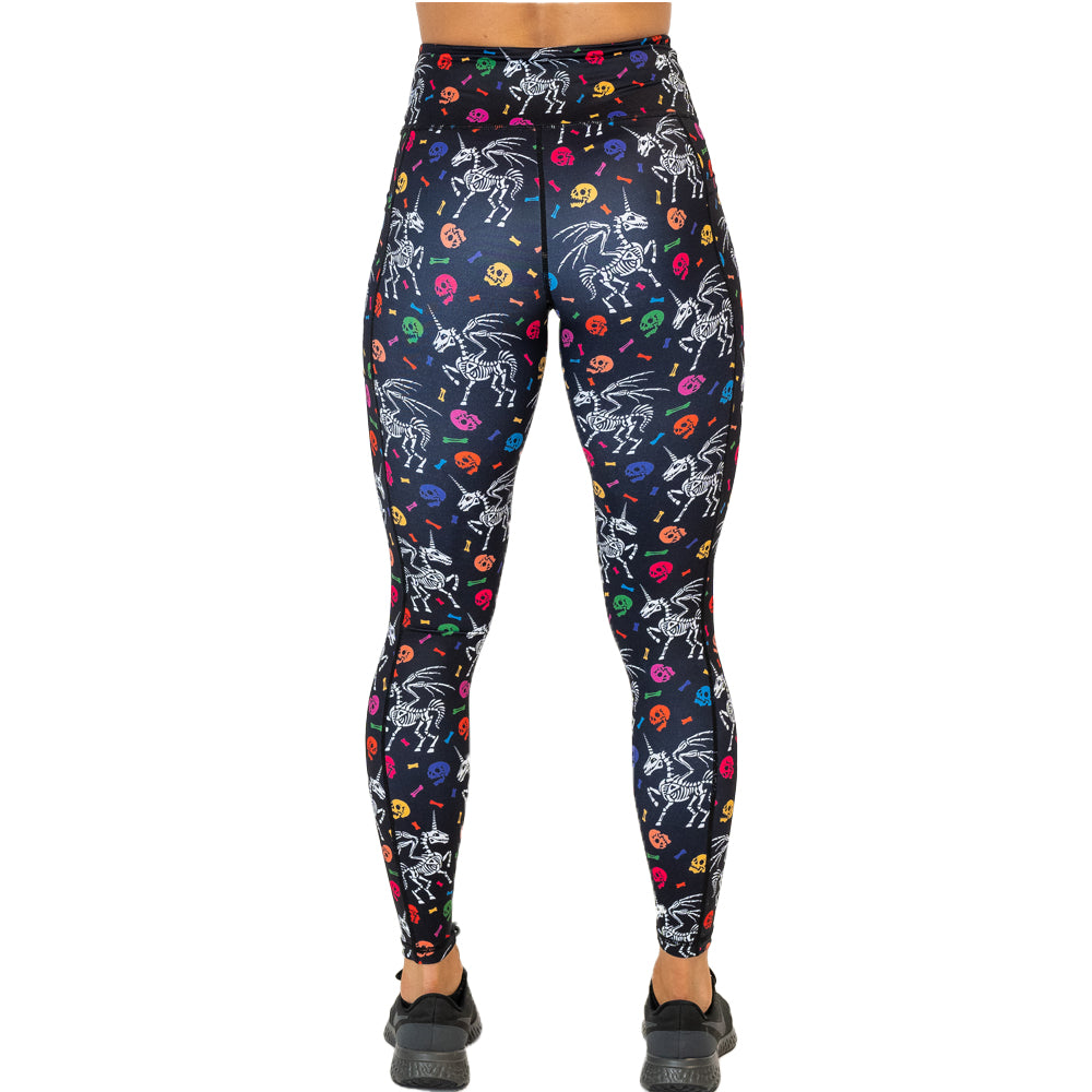 Mythical Leggings for Women - High Waisted Yoga Pants with Pockets, Comfortable & Stretchy Workout Leggings - Perfect for Yoga, Gym, Running & Everyday Wear