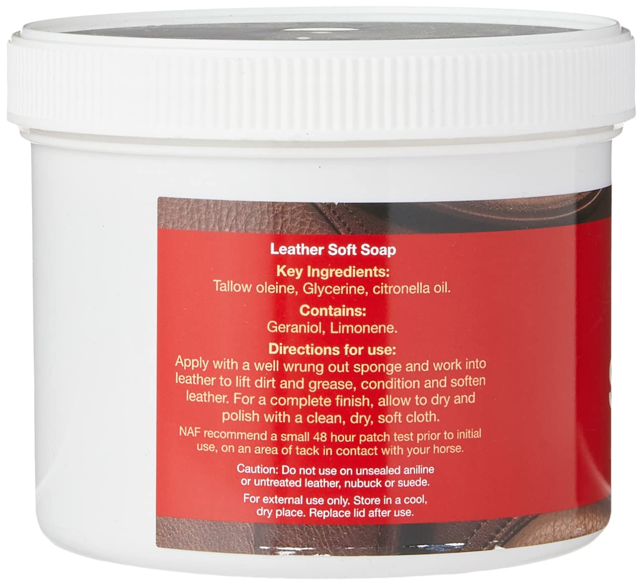 Premium Leather Soft Soap 450g - Gentle Cleaning & Conditioning for Leather Bags, Shoes, Jackets & Furniture - Long-Lasting Protection & Shine