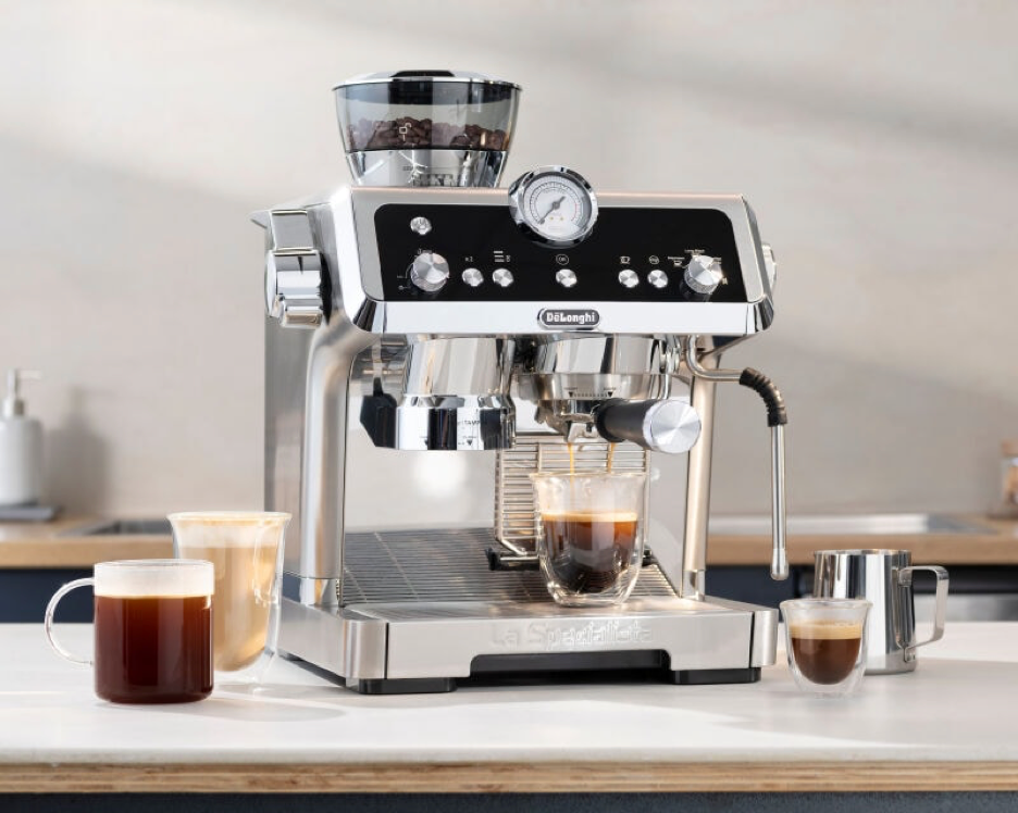 De'Longhi La Specialista Prestigio EC9355M Manual Espresso Machine - Professional Barista-Grade Coffee Maker for Home Use, Perfect for Latte, Cappuccino & Espresso Lovers