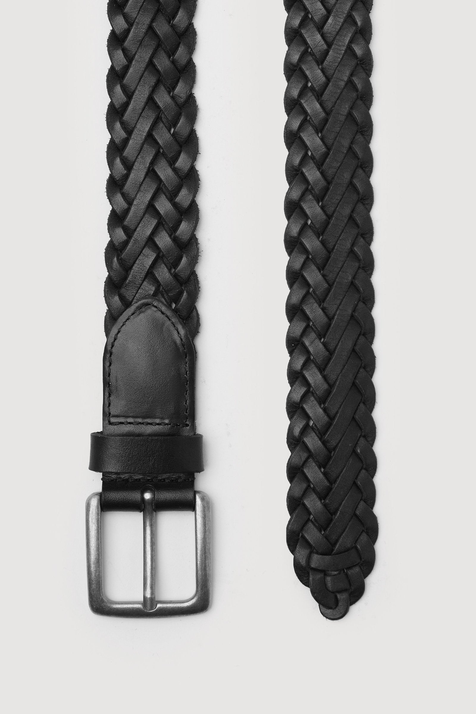Stylish Men's Braided Leather Belt - Durable & Adjustable for Casual & Formal Wear - Perfect for Office, Wedding & Everyday Use