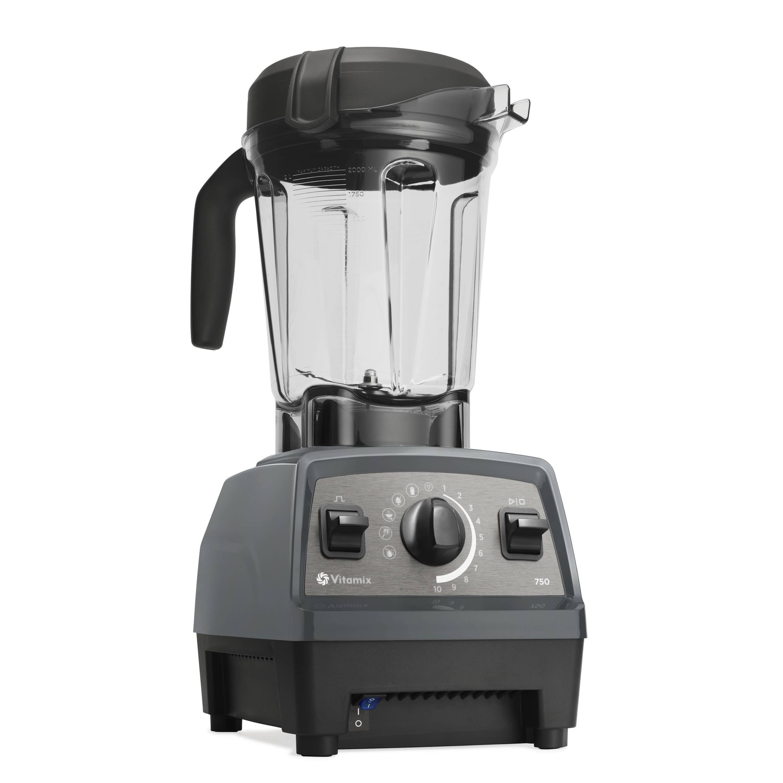 Vitamix Propel Series 750 Professional Blender - 64 oz Low-Profile Container, Slate Finish - High-Performance Blending for Smoothies, Soups & Nut Butters - Perfect for Home Kitchens & Commercial Use