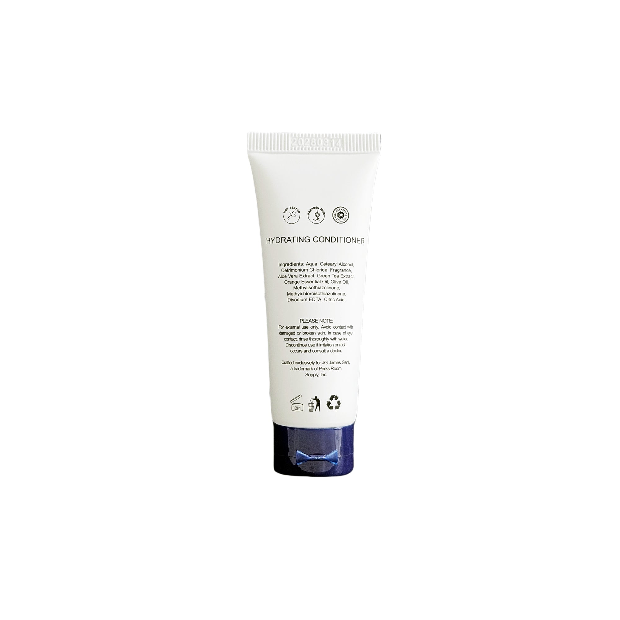 50/200 Pack James Gent Hotel Conditioner 1oz Travel Size - Bulk Hotel Toiletries for Travel, Gym, Hospitality & Guest Amenities