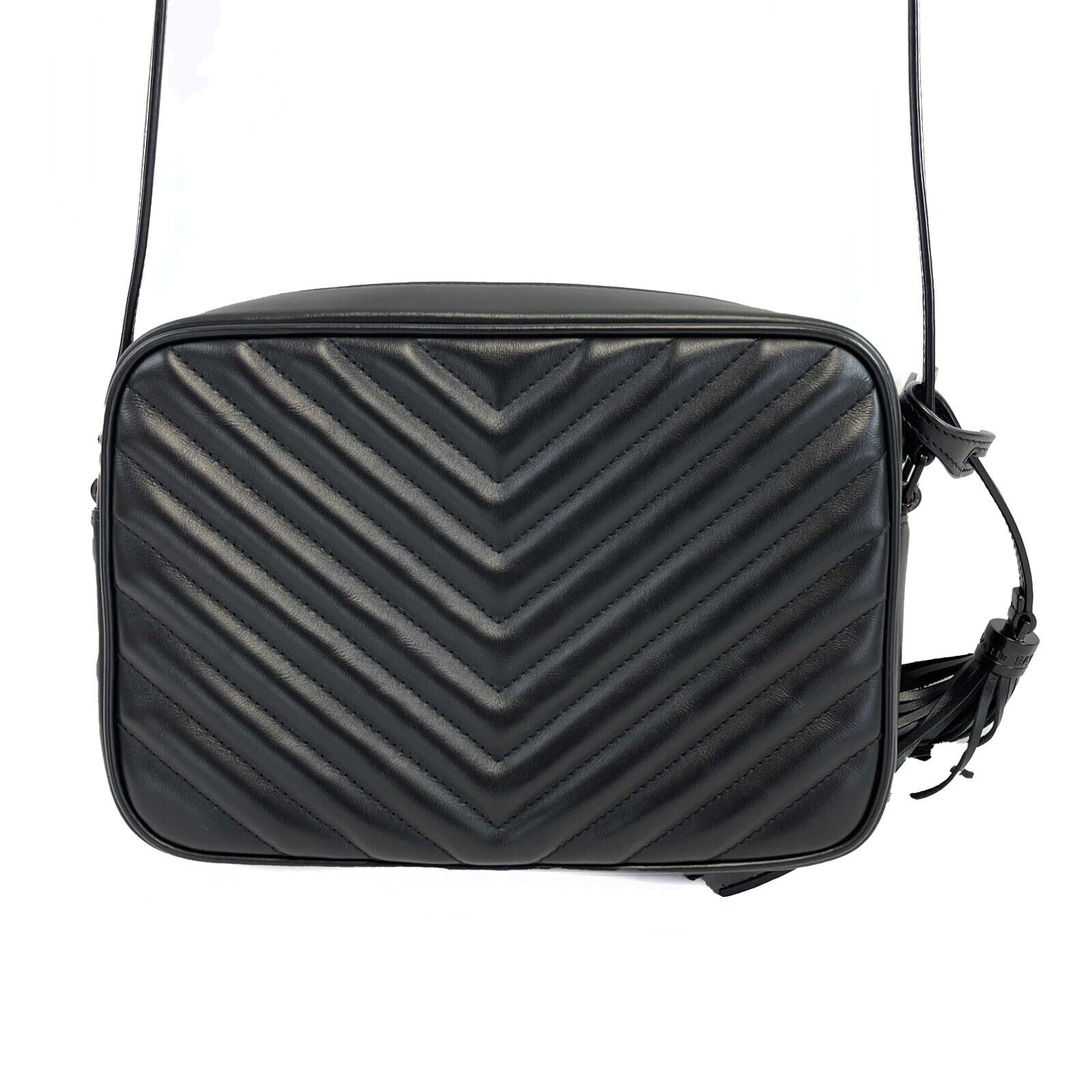 Saint Laurent Lou Camera Bag in Quilted Leather - Black Crossbody Purse for Women | Luxury Designer Handbag for Everyday Use, Date Night & Travel