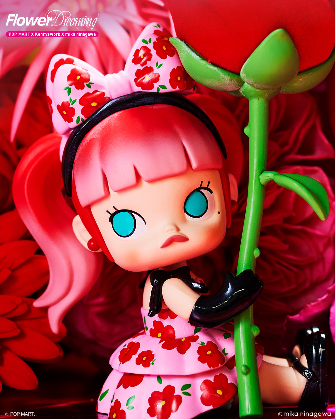 POP MART Molly x Ninagawa Mika Blind Box Collectible Figures - Cute Anime Style Mystery Box for Display & Gifts