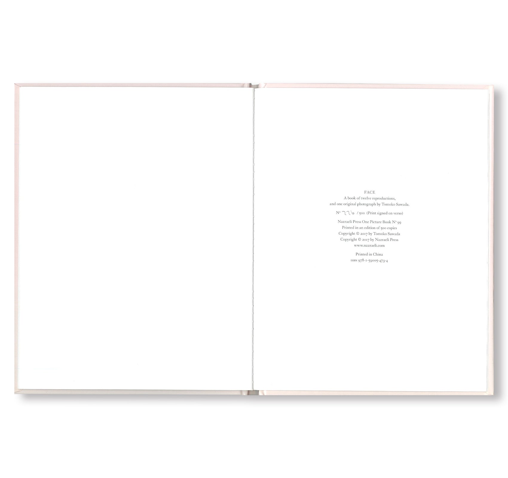 ONE PICTURE BOOK #99: FACE by Tomoko Sawada - Contemporary Japanese Photography Art Book for Collectors & Enthusiasts - Perfect for Home Decor, Art Exhibitions & Photography Studies