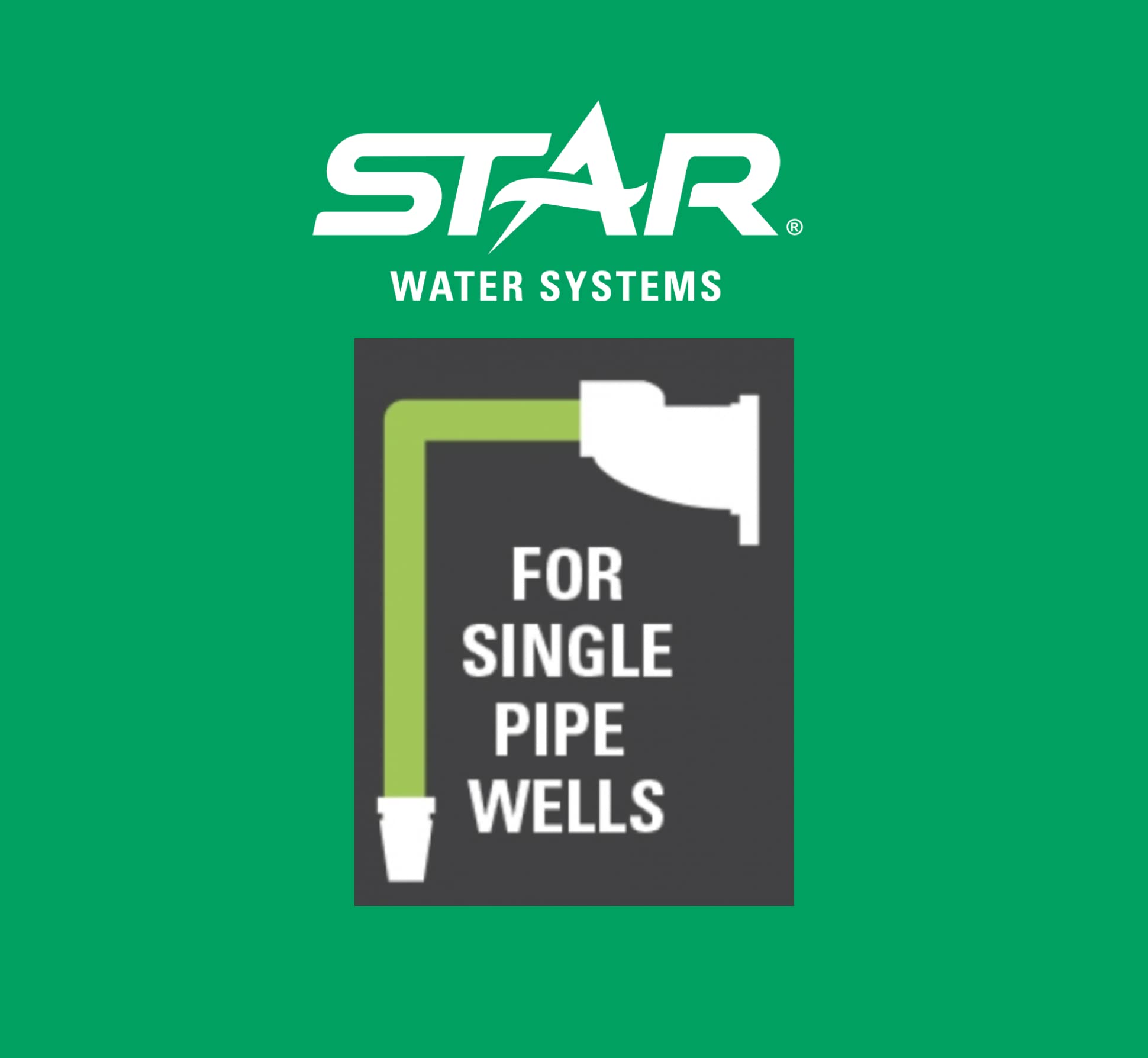 Star JHU10S 1 HP High Pressure Shallow Well Jet Pump - Cast Iron Construction | Made in USA with US Components | Ideal for Residential Water Supply, Irrigation & Farm Use
