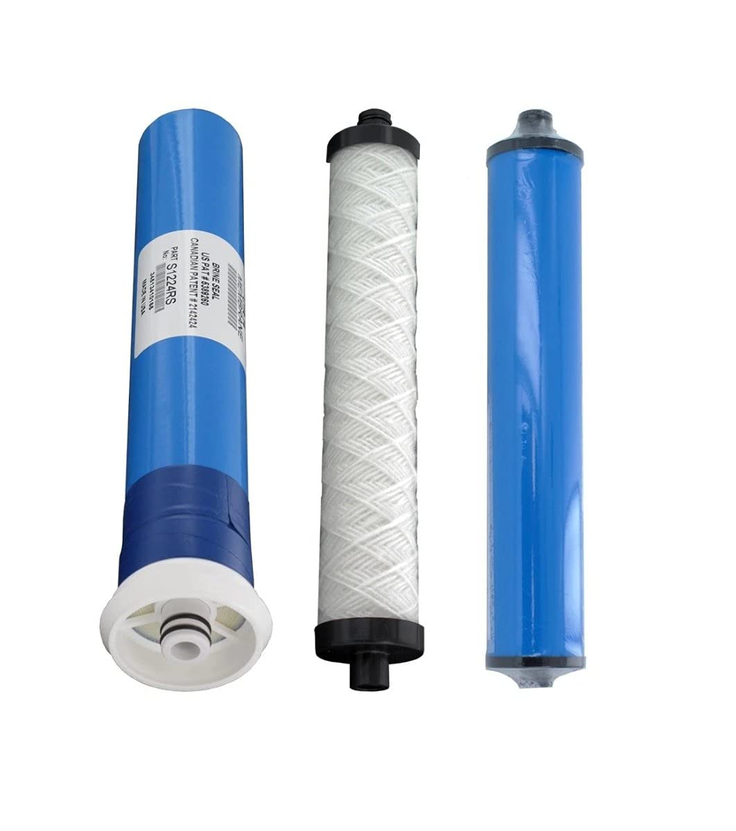Microline CTA-14S RO System Replacement Water Filter Kit with Membrane - High Performance Water Purification for Home & Office Use