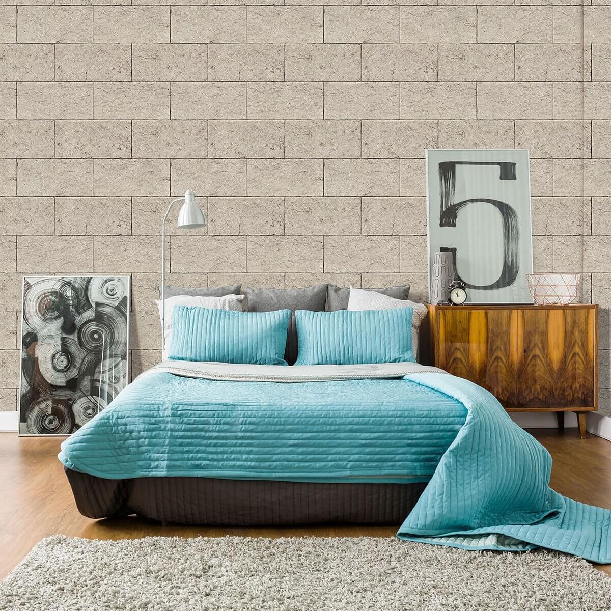 Beige Concrete Texture Peel and Stick Removable Wallpaper - Self-Adhesive Vinyl Wall Covering for Home, Office & Rental Decor - Easy DIY Installation & Damage-Free Removal
