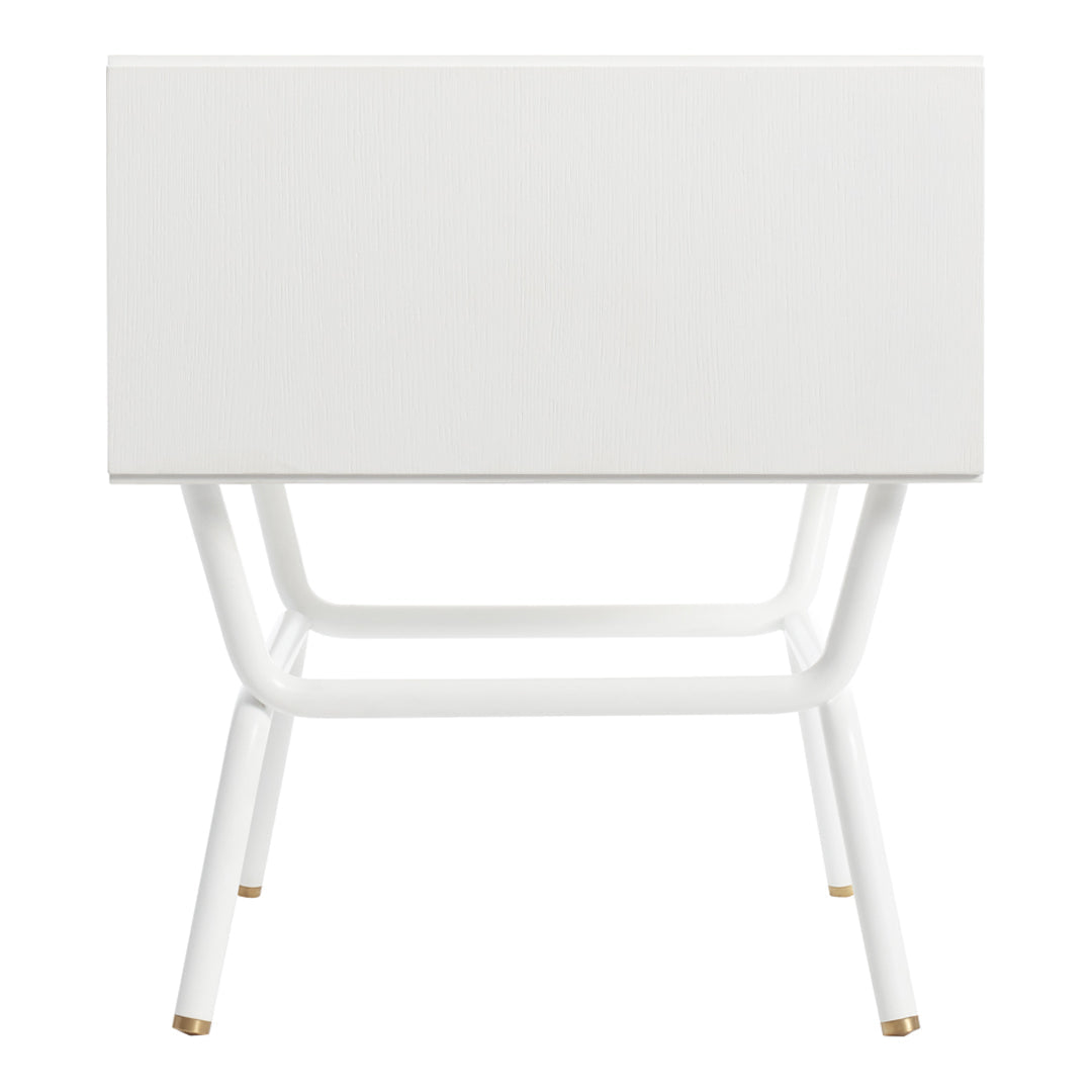 Modern Blu Dot Dang Nightstand - Minimalist Bedside Table with Storage Shelf | Perfect for Small Spaces, Bedrooms & Apartments