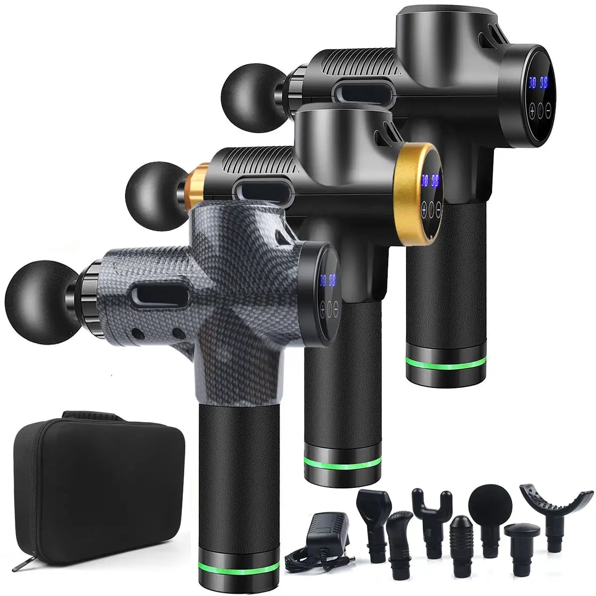 Electric Muscle Massage Gun - Deep Tissue Percussion Therapy for Pain Relief & Recovery - Perfect for Athletes, Gym Enthusiasts & Home Use
