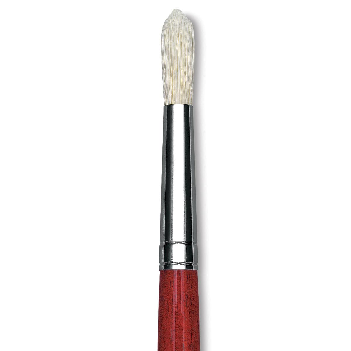 Da Vinci Maestro Series 2 Chungking Bristle Paint Brushes - Round Size 8 for Oil & Acrylic Painting - Professional Artist Brush for Canvas, Portrait & Fine Art Work