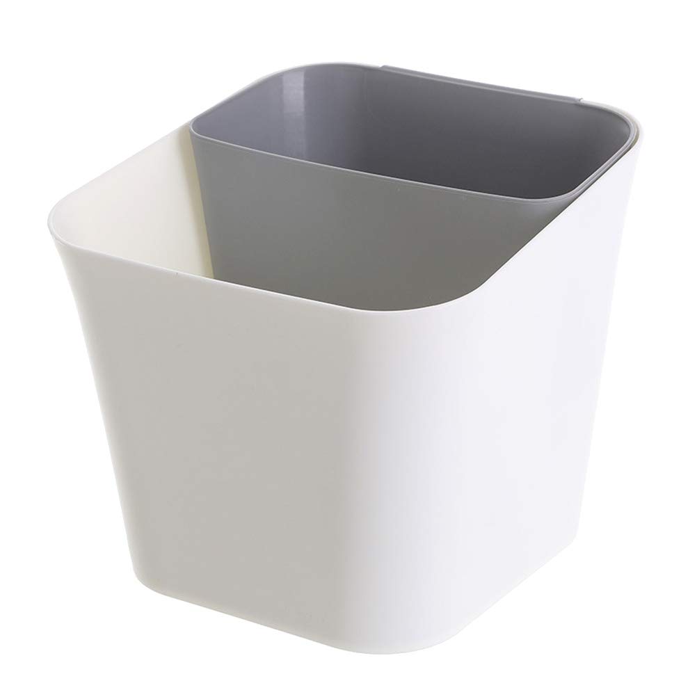 Eco-Friendly Kitchen Trash Can with Lid - 13 Gallon Waste Disposal Bin for Home, Office & Bathroom - Durable Garbage Container for Wet & Dry Waste - Space-Saving Design Perfect for Under Sink & Countertop Use