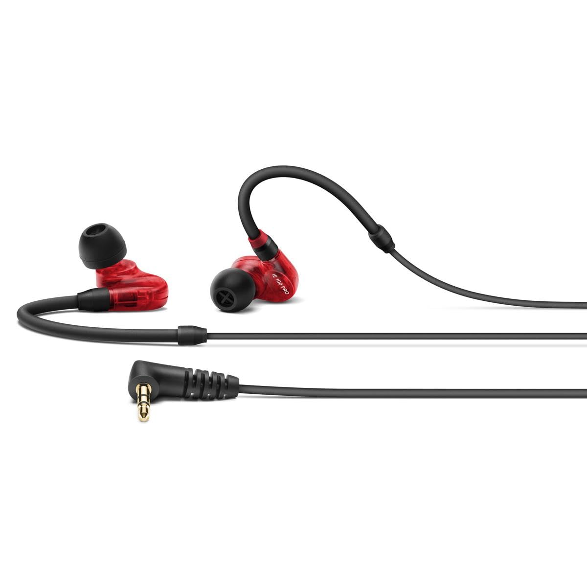 SENNHEISER Professional In-Ear Wired Audio Monitor Headphones - Red (Model 508942) for Musicians, DJs & Live Performances