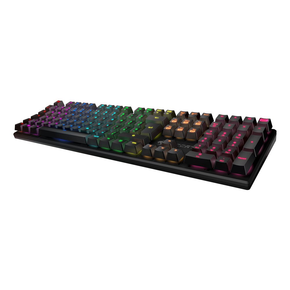 ROCCAT Suora FX RGB Backlit Mechanical Gaming Keyboard - UK Layout | Fast & Responsive Switches for PC Gaming, Typing & Office Work