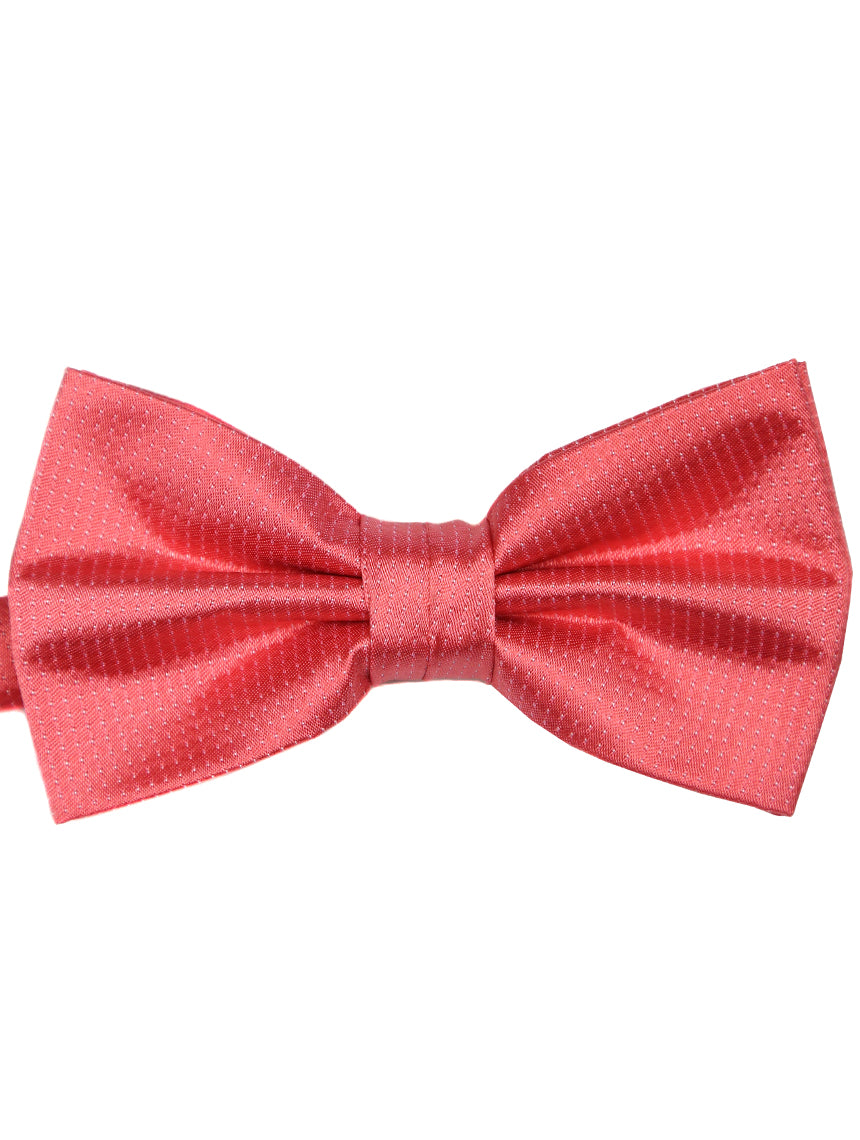 DÉCLIC Classic Microdot Bow Tie - Pink | Elegant & Stylish Accessory for Weddings, Parties & Formal Events