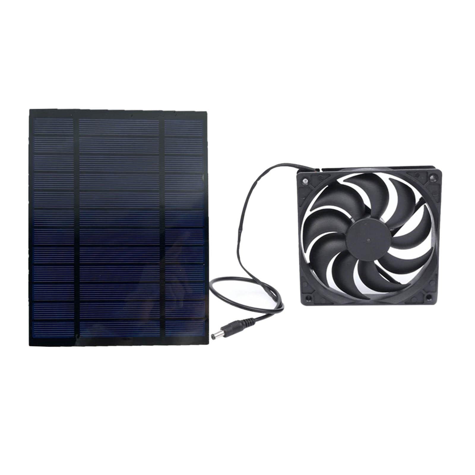 MagiDeal 10W Solar Powered Panel Fan - Portable Outdoor Ventilator for Houses, Sheds, Yachts & Travel - Lightweight Solar Fan for Camping, Patio & Emergency Power Outages