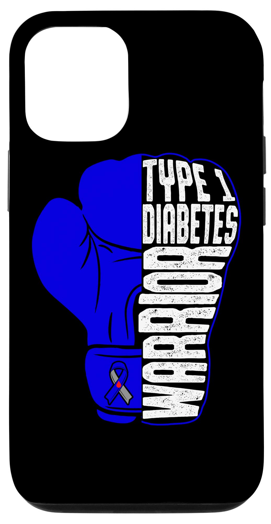 iPhone 12/12 Pro Type 1 Diabetes Awareness Case - T1D Warrior Survivor Phone Cover for American Customers | Perfect for Diabetes Awareness Month & Daily Inspiration